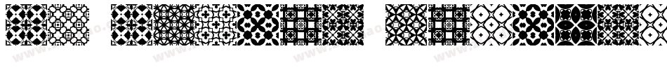SL Square Ornaments字体转换